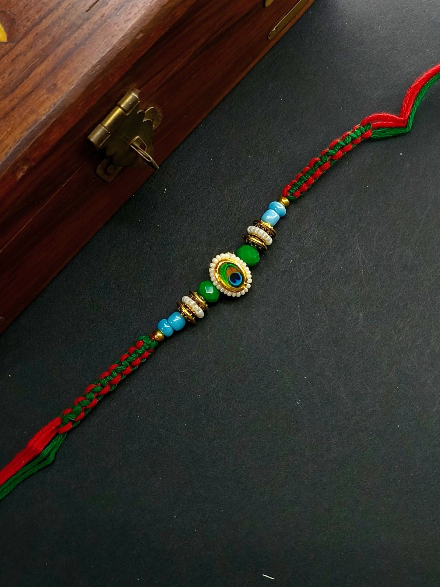 FEATHER KUNDAN BHAI RAKHI