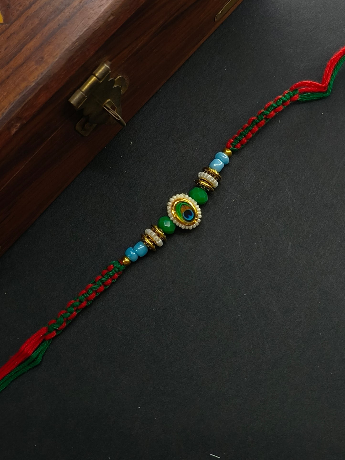 FEATHER KUNDAN BHAI RAKHI