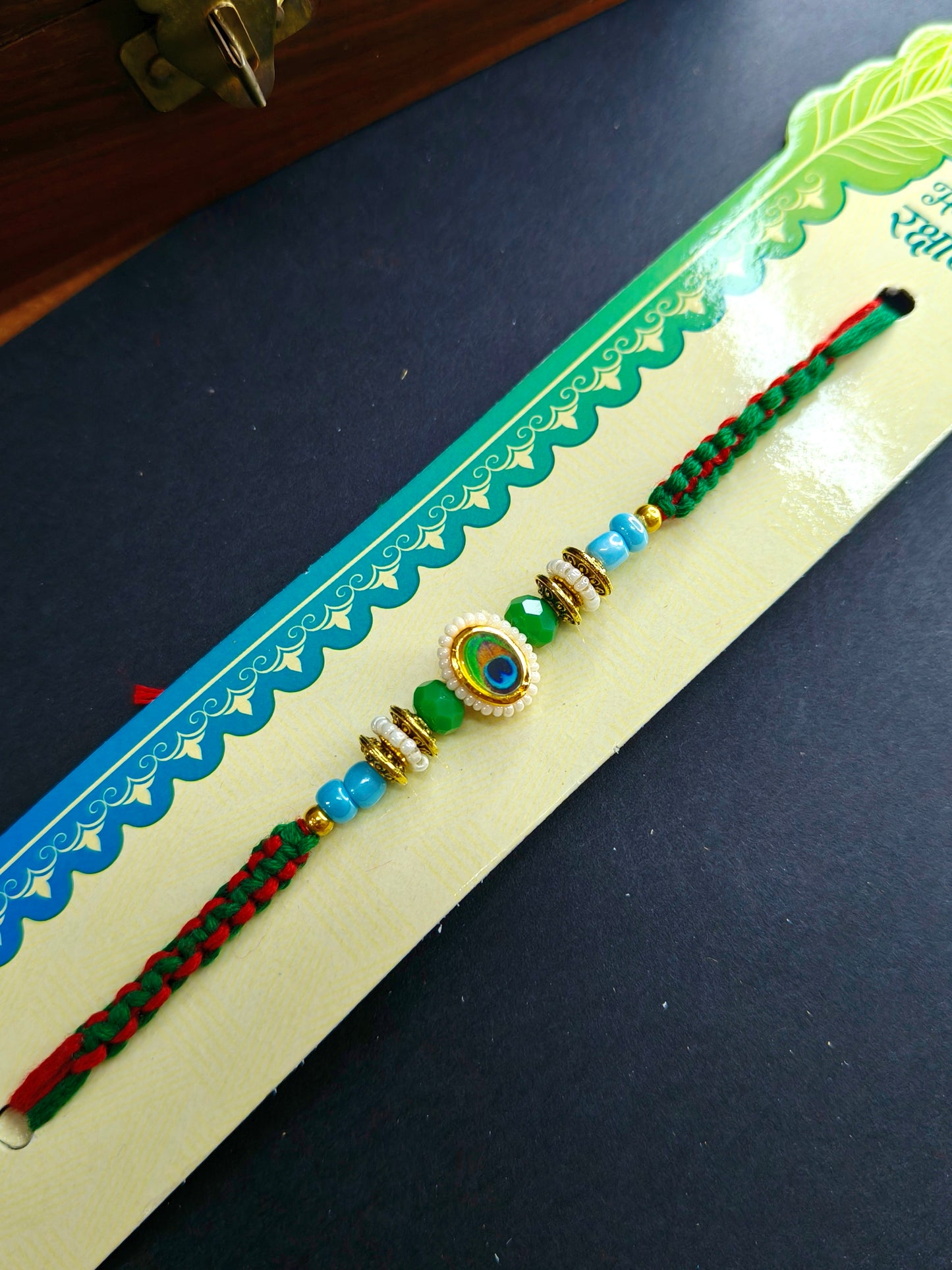 FEATHER KUNDAN BHAI RAKHI