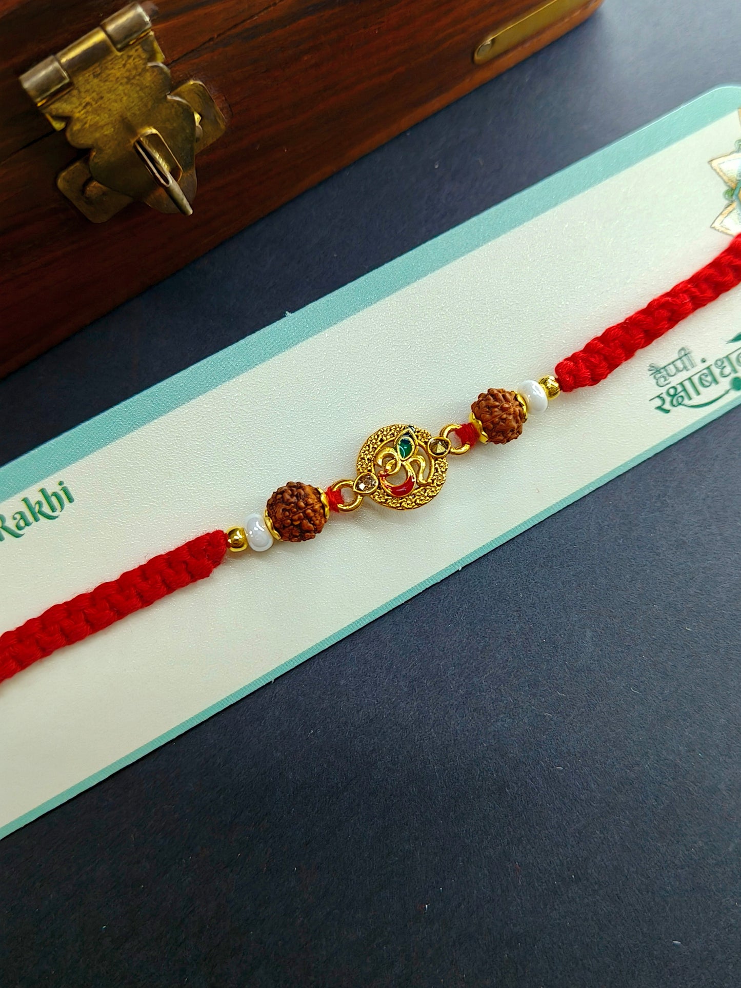 OM MEENA KNOTTED BHAI RAKHI