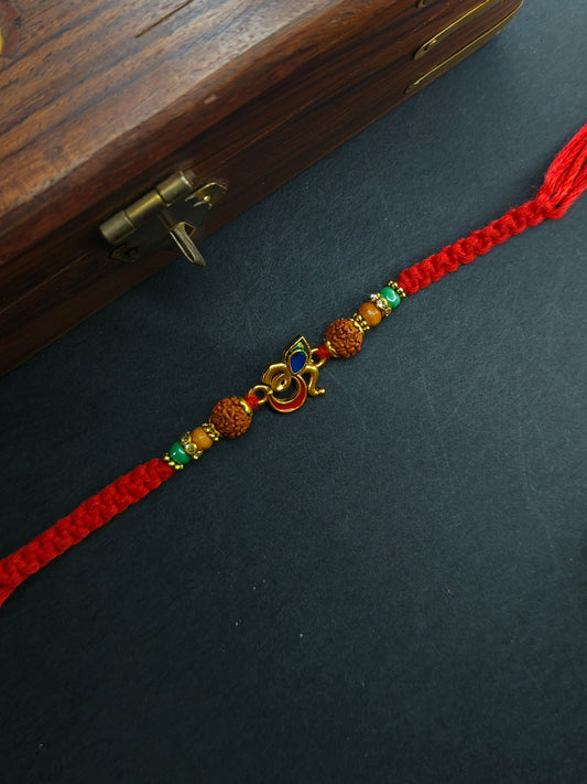 BIG OM FEATHER BHAI RAKHI