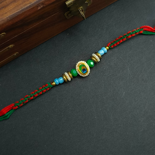 FEATHER KUNDAN BHAI RAKHI