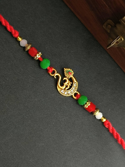 OM FEATHER MEENA BHAI RAKHI