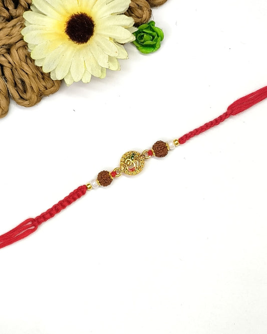OM MEENA KNOTTED BHAI RAKHI