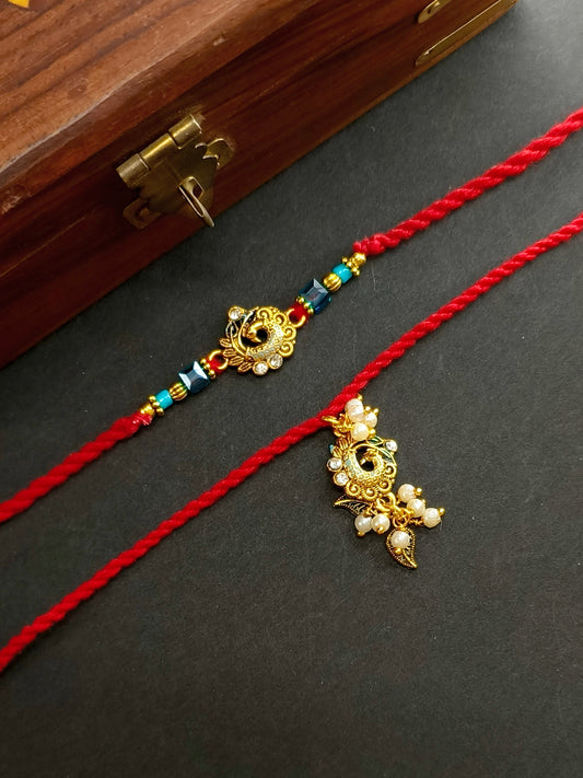 PEACOCK MEENA BHAI BHABHI RAKHI